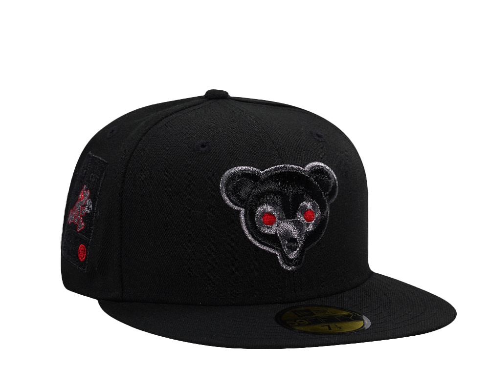 New Era Chicago Cubs Stay Alert Black Prime Edition 59Fifty Fitted Gorra