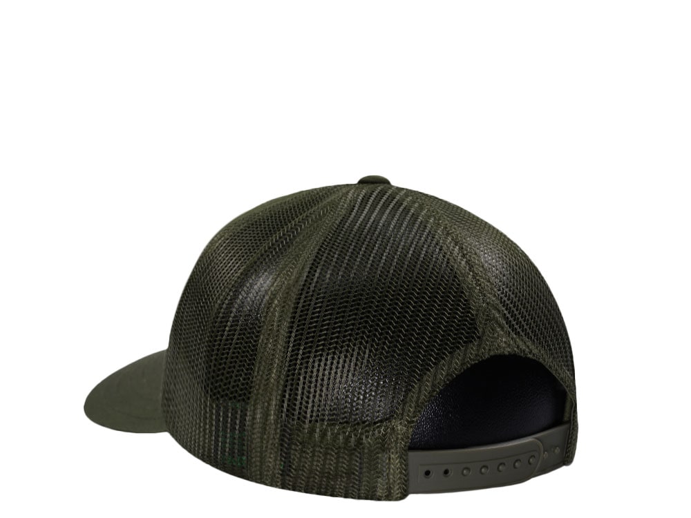 John Deere Vintage Logo Dark Green Trucker Snapback Gorra