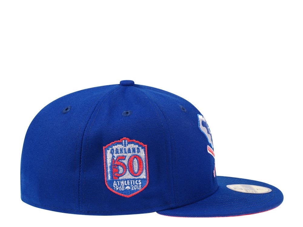 New Era Oakland Athletics 50th Anniversary Fresh Blue Lava Edition 59Fifty Fitted Gorra