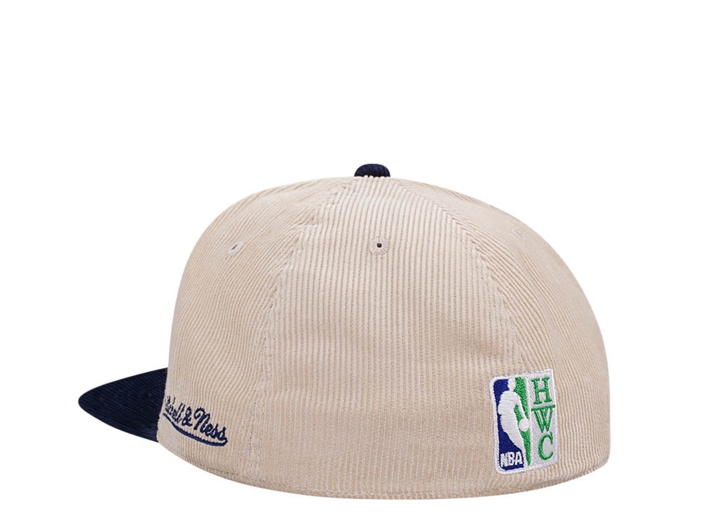 Mitchell & Ness Dallas Mavericks All Star 2010 Two Tone Hardwood Classic Cord Edition Dynasty Fitted Gorra