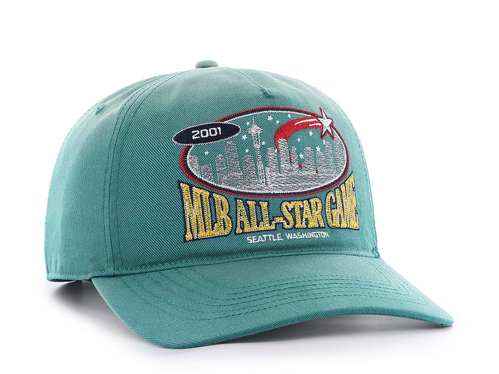 47 Brand Seattle Mariners All Star Game 2001 Midsummer Classic Tailgate Teal Hitch Snapback Gorra