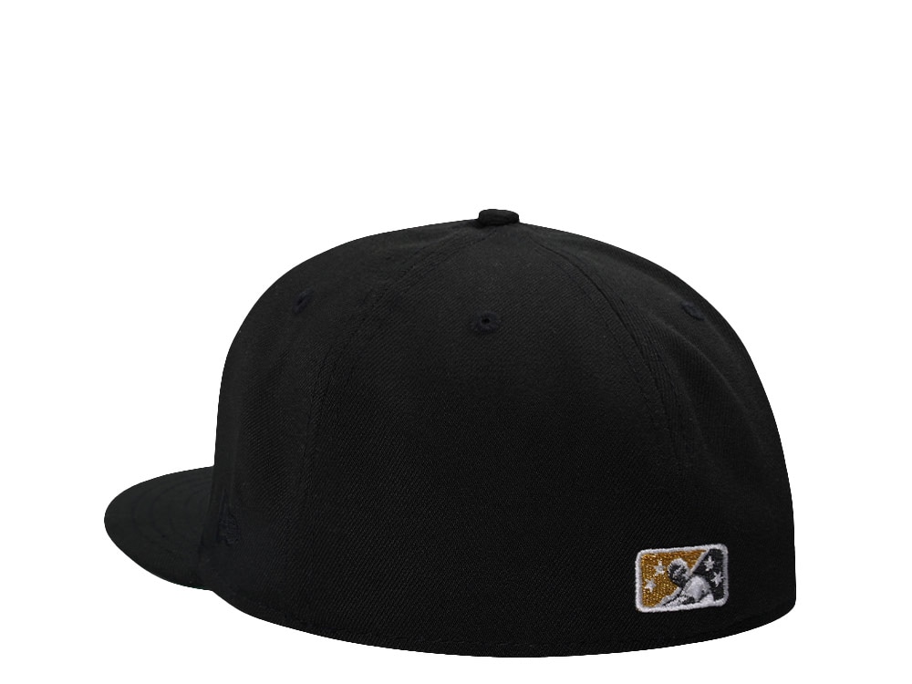 New Era Rome Emperors Black Gold Throwback Edition 59Fifty Fitted Gorra