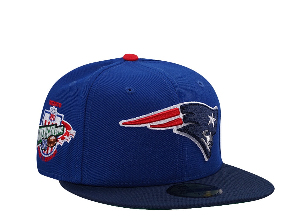New Era New England Patriots American Bowl 1998 Blue Two Tone Edition 59Fifty Fitted Gorra