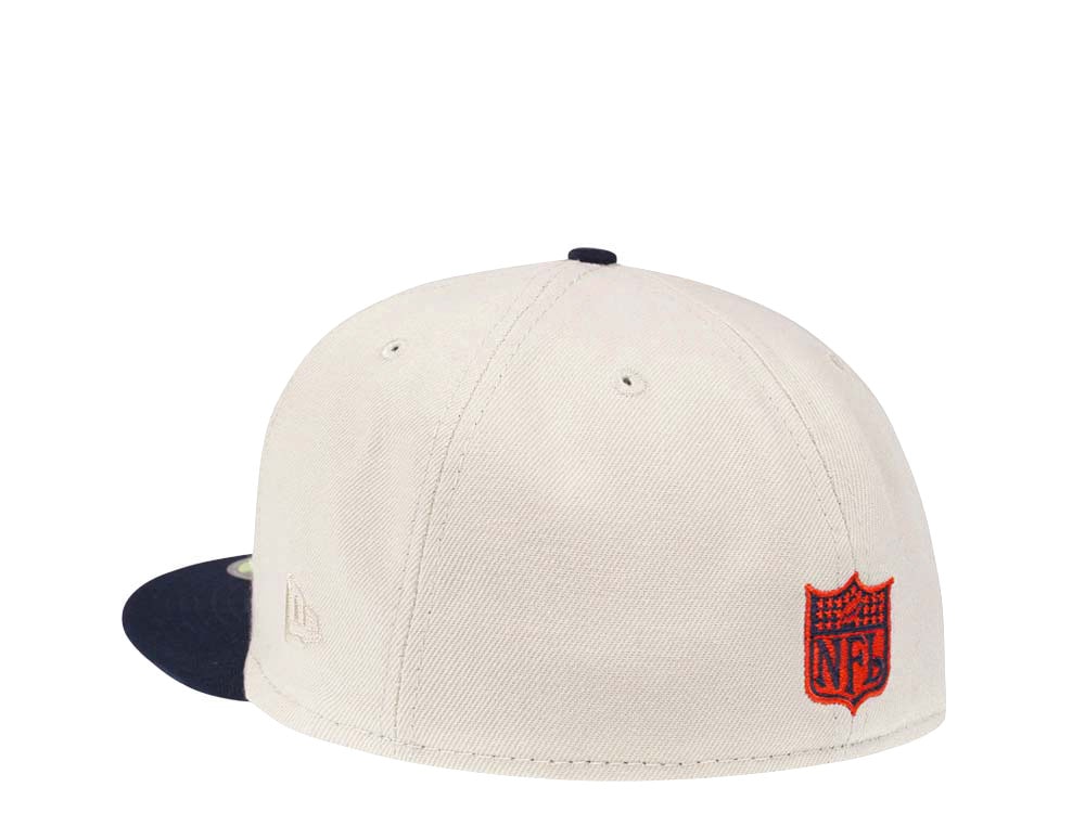 New Era Chicago Bears Cream Two Tone Edition 59Fifty Fitted Gorra