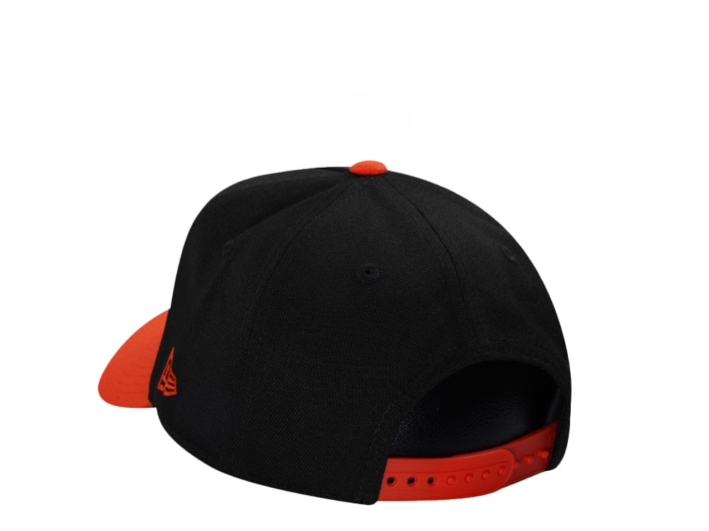 New Era Baltimore Orioles Black Two Tone 9Forty A Frame Snapback Gorra