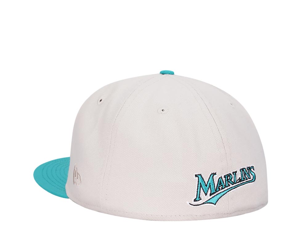 New Era Florida Marlins Inaugural Year 1993 Stone Script Two Tone Prime Edition 59Fifty Fitted Gorra