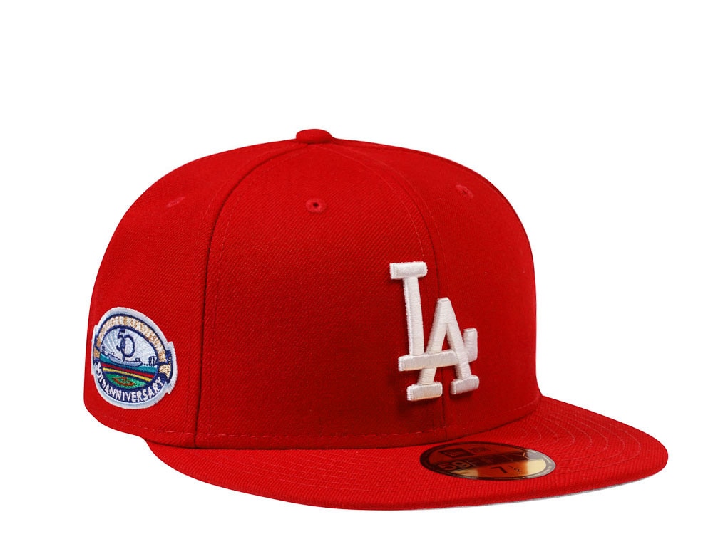 New Era Los Angeles Dodgers 50th Stadium Anniversary Red Edition 59Fifty Fitted Gorra