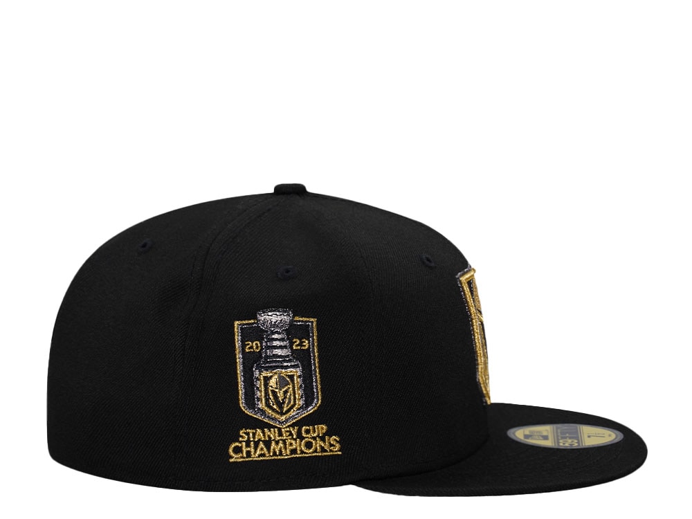 New Era Vegas Golden Knights Stanley Cup Champions 2023 Black Prime Edition 59Fifty Fitted Gorra