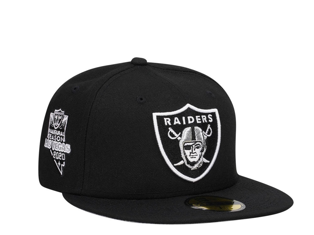 New Era Las Vegas Raiders Inaugural Season 2020 Black Classic Edition 59Fifty Fitted Gorra