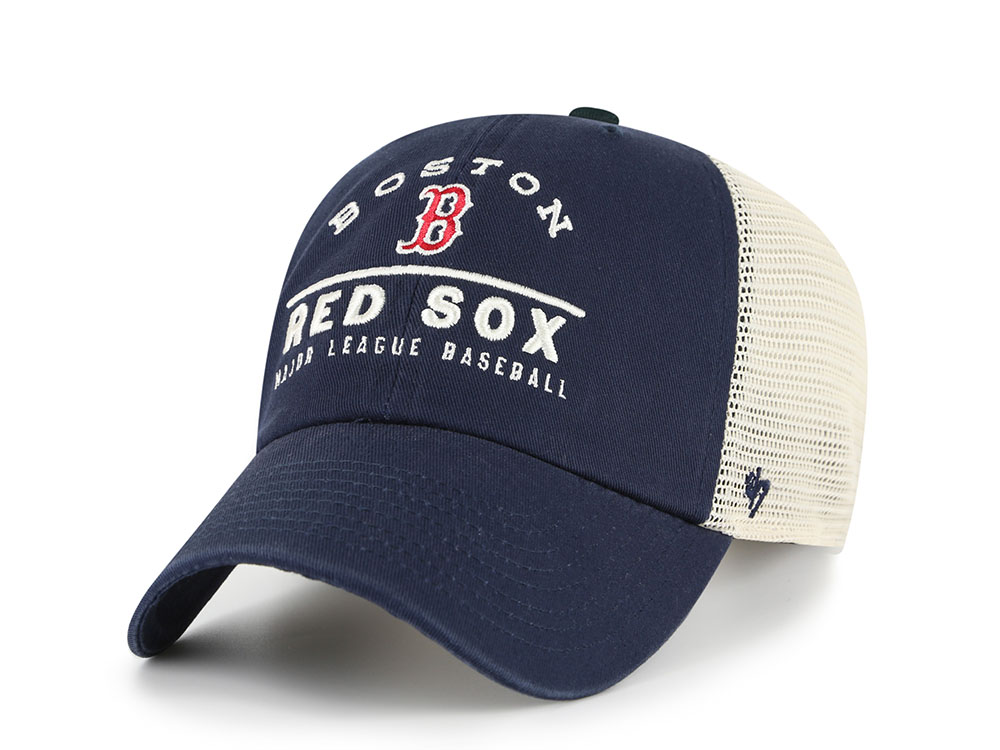 47 Brand Boston Red Sox Navy Clean Up Trucker Snapback Gorra