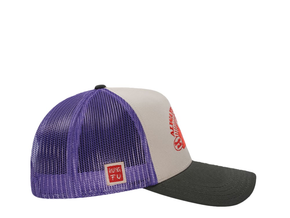 Capslab Kung Fu Panda Always Hungry Beige Trucker Snapback Gorra
