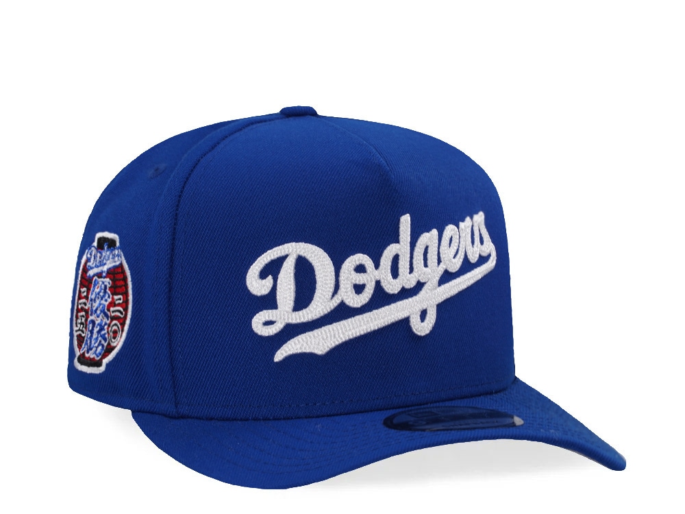 New Era Los Angeles Dodgers World Series Chase 2025 Blue Classic Edition 9Fifty A Frame Snapback Gorra