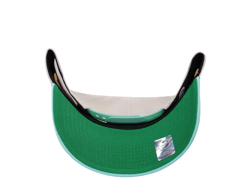 Mitchell & Ness Seattle Kraken Chrome Two Tone Pro Crown Fit Snapback Gorra