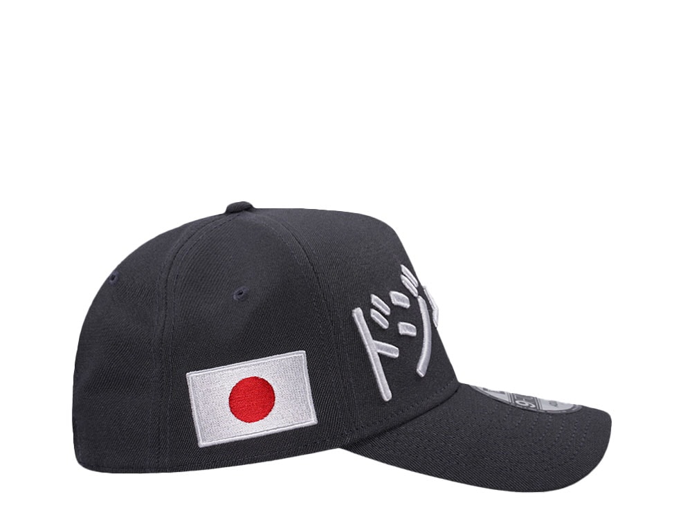 New Era Los Angeles Dodgers Graphite Japan Prime Edition 9Forty A Frame Snapback Gorra