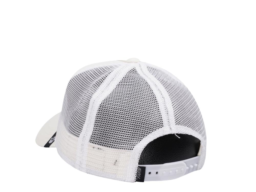 Goorin Bros The White Tiger White Trucker Snapback Gorra