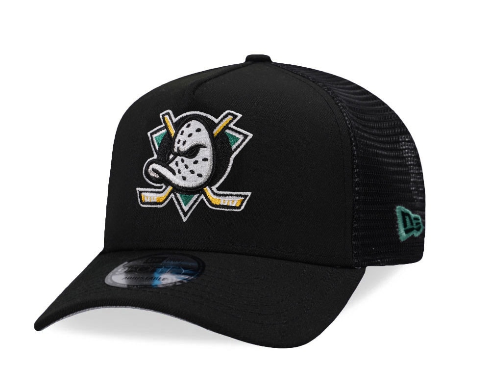 New Era Anaheim Ducks Anaheim Ducks Classic Black Edition 9Forty A Frame Trucker Snapback Gorra