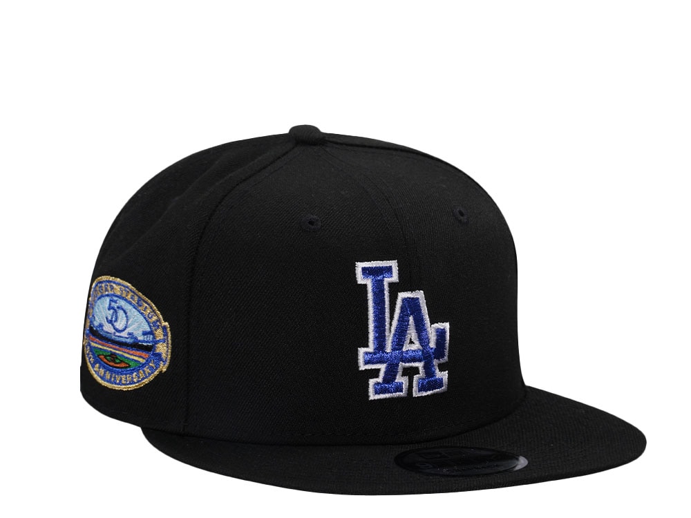 New Era Los Angeles Dodgers 50th Anniversary Black Classic Edition 9Fifty Snapback Gorra