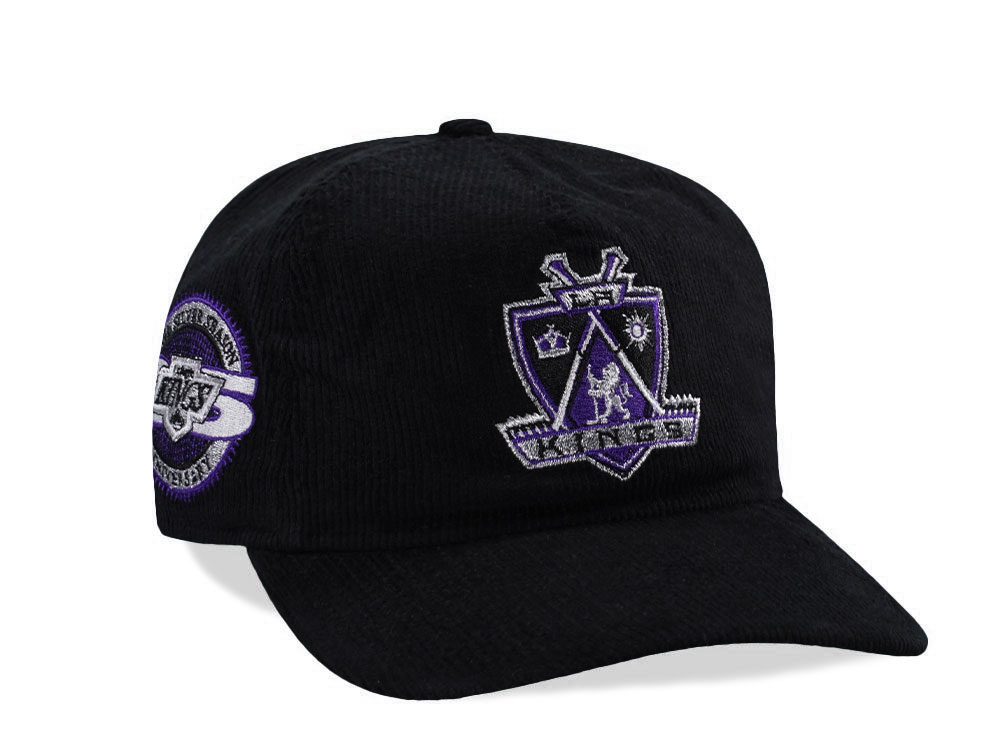 New Era Los Angeles Kings 25th Anniversary Black Corduroy Edition 19Twenty Snapback Gorra
