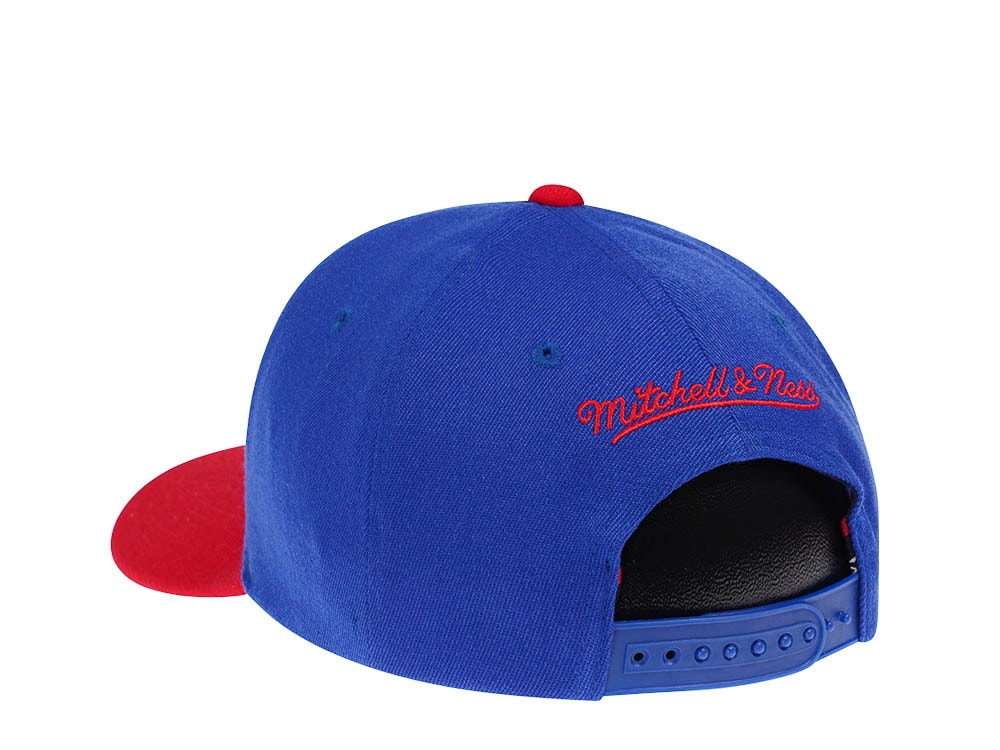 Mitchell & Ness Denver Nuggets Team Ground Red Line Solid Flex Two Tone Snapback Gorra