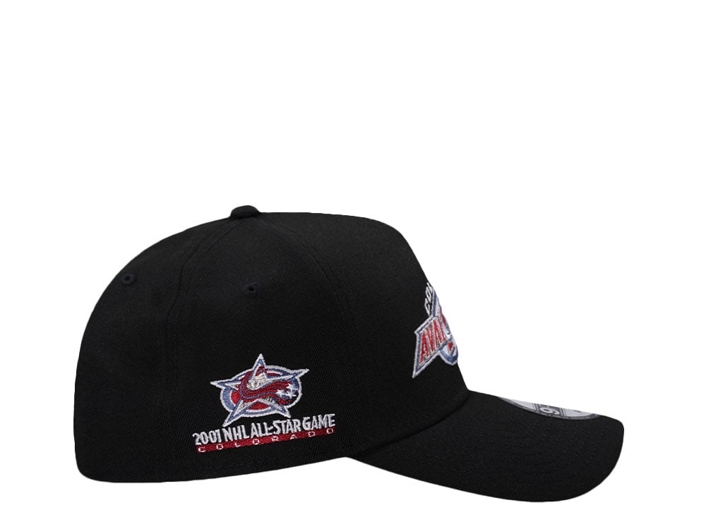 New Era Colorado Avalanche All Star Game 2001 Black Prime Edition 9Forty A Frame Snapback Gorra