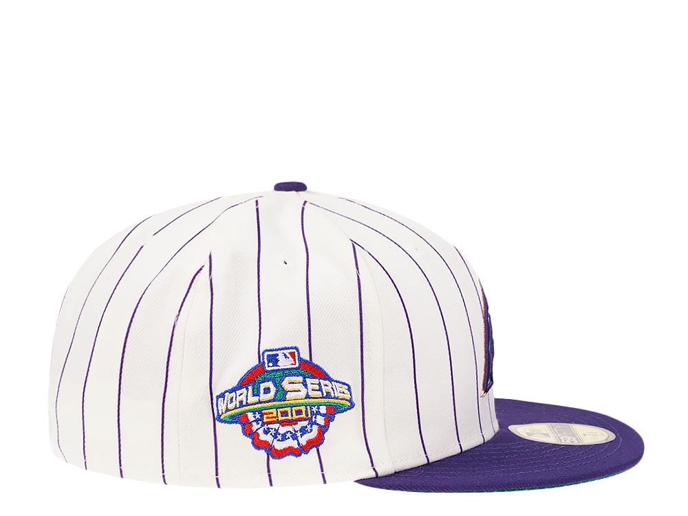 New Era Arizona Diamondbacks World Series 2001 Pinstripe Heroes Elite Edition 59Fifty Fitted Gorra