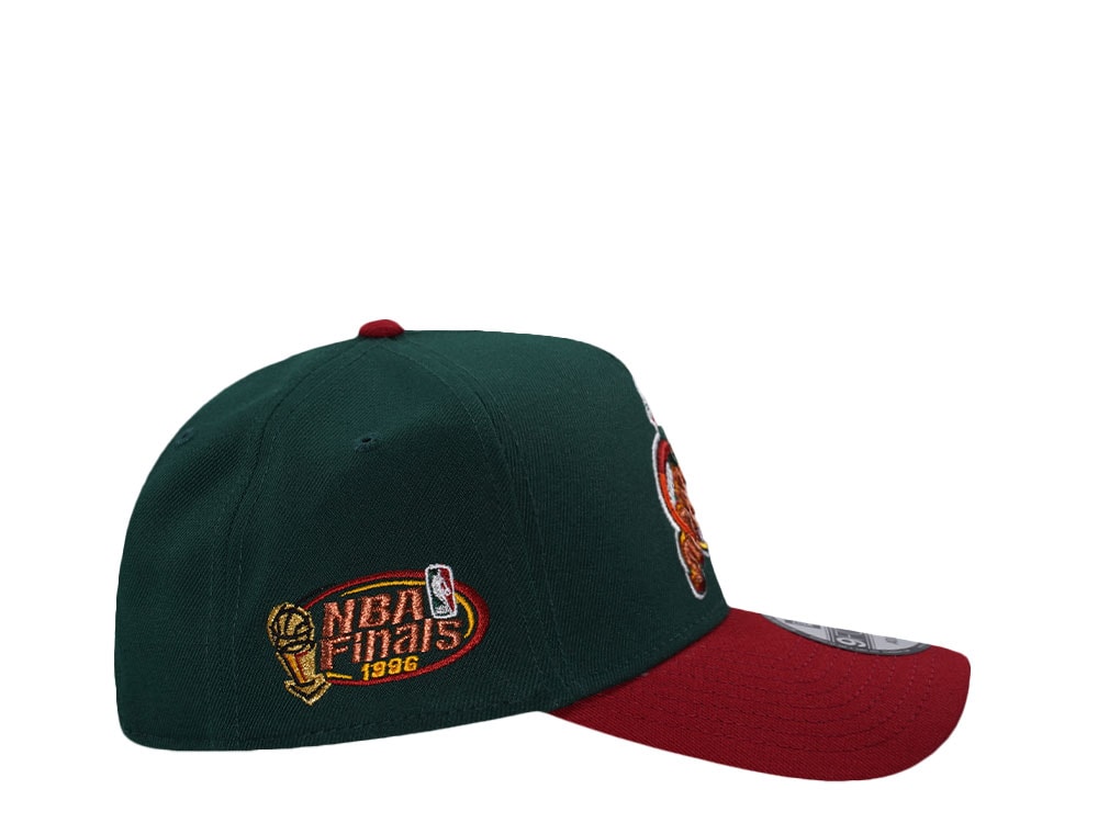 New Era Seattle Supersonics NBA Finals 1996 Green Two Tone Edition 9Forty A Frame Snapback Gorra