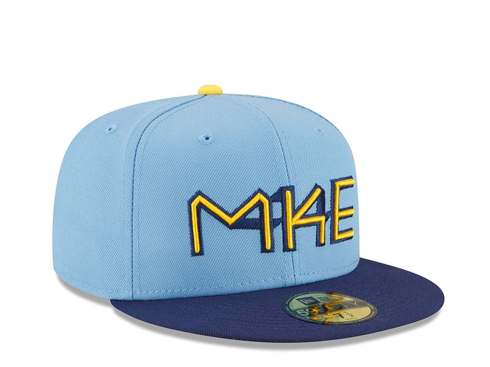 New Era Milwaukee Brewers Authentic City Connect 59Fifty Fitted Gorra