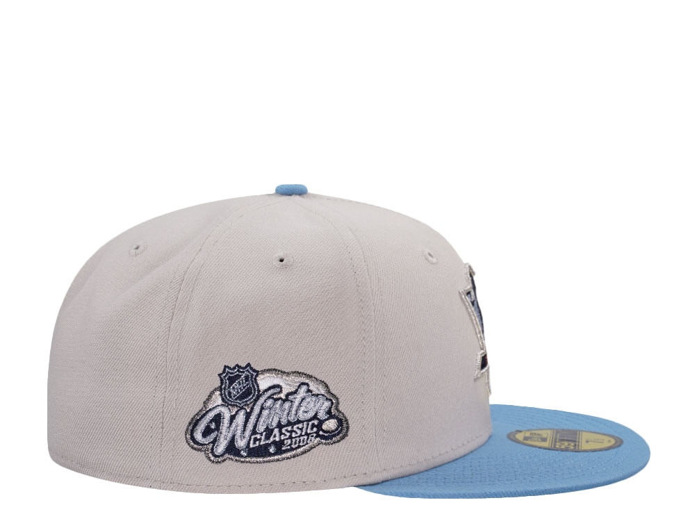 New Era Pittsburgh Penguins Winter Classic 2008 Stone Metallic Two Tone Edition 59Fifty Fitted Gorra