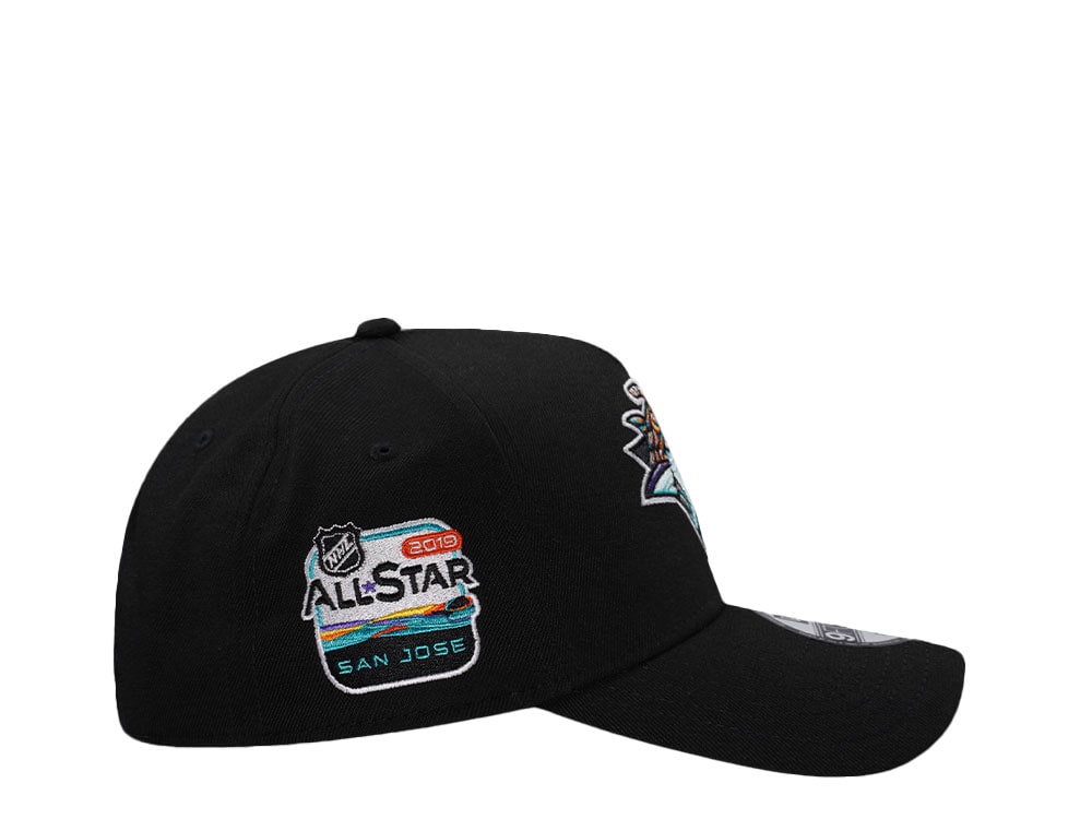 New Era San Jose Sharks All Star Game 2019 Black Prime Edition 9Forty A Frame Snapback Gorra