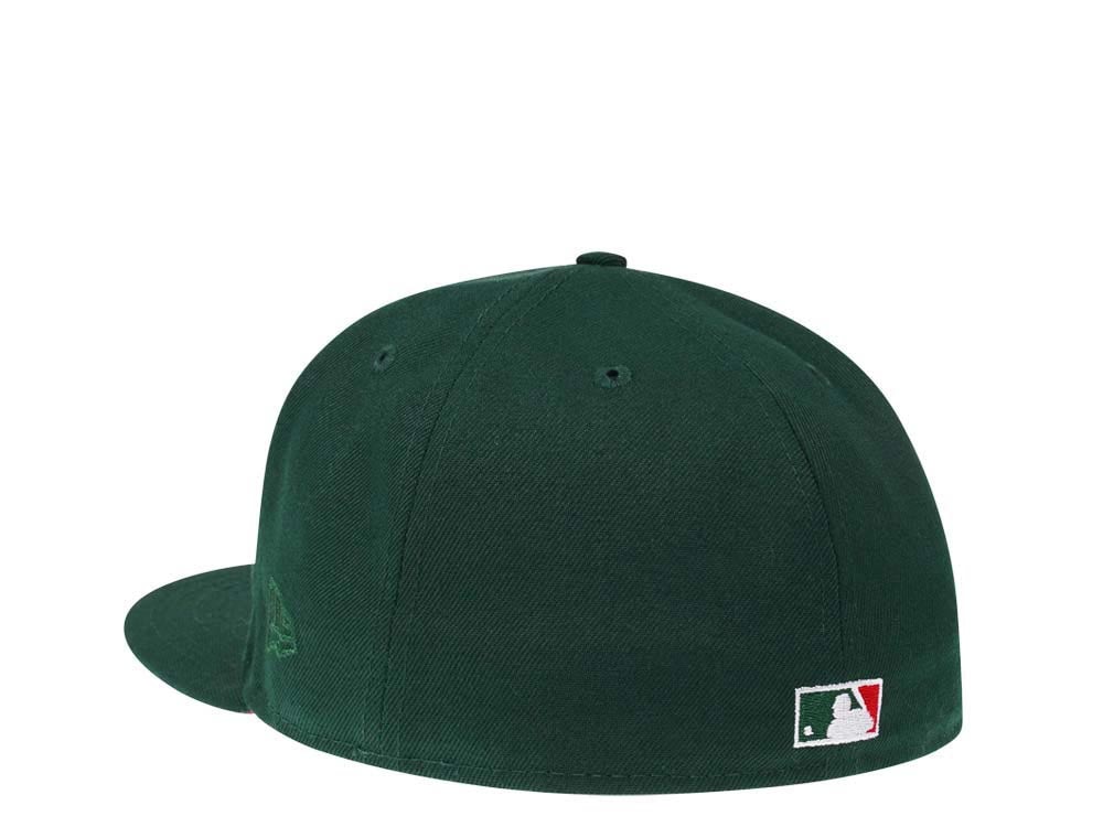 New Era Cincinnati Reds Big Red Machine Green and Red Edition 59Fifty Fitted Gorra