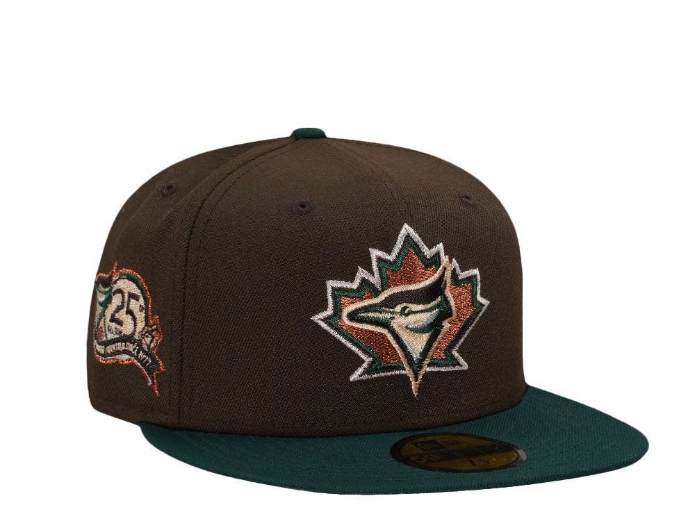New Era Toronto Blue Jays 25th Anniversary Forest Two Tone Edition 59Fifty Fitted Gorra