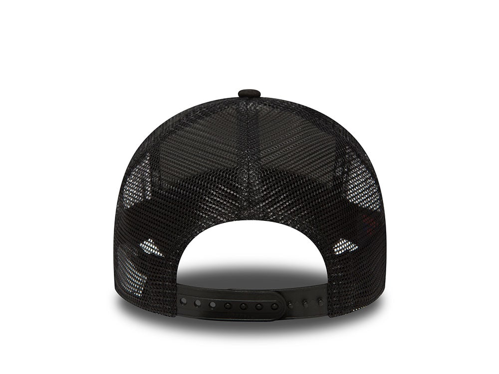 New Era New York Yankees All Black A Frame Trucker Snapback Gorra