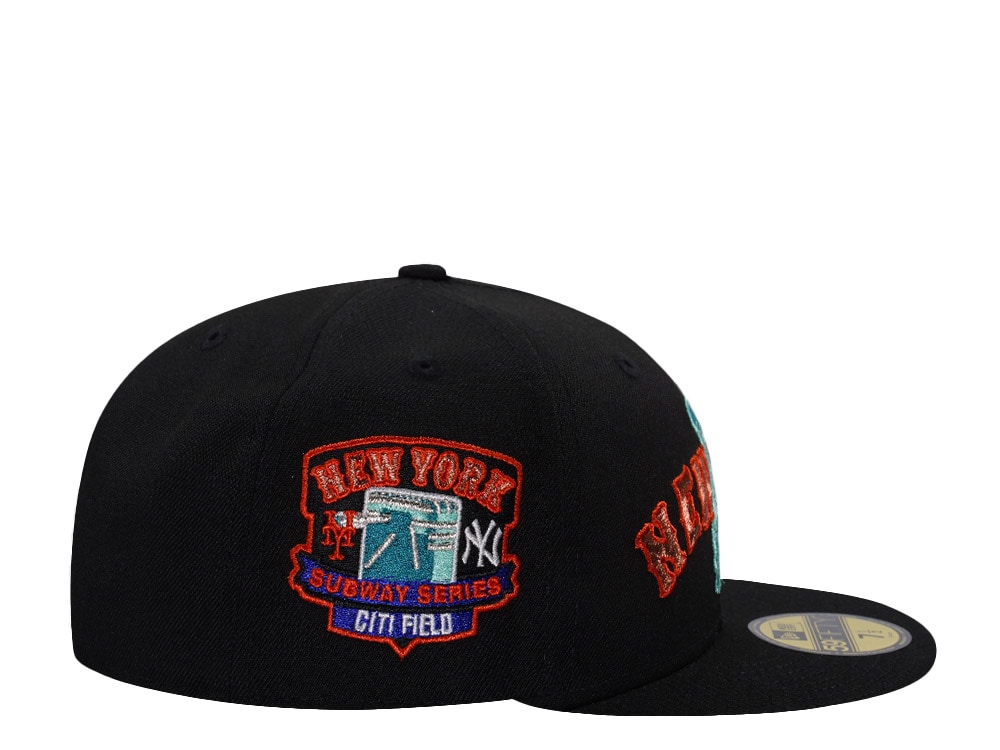 New Era New York Mets Subway Series Statue Black Prime Edition 59Fifty Fitted Gorra