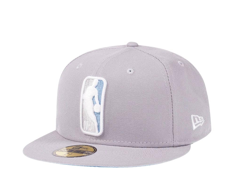 New Era NBA Logo Gray Edition 59Fifty Fitted Gorra