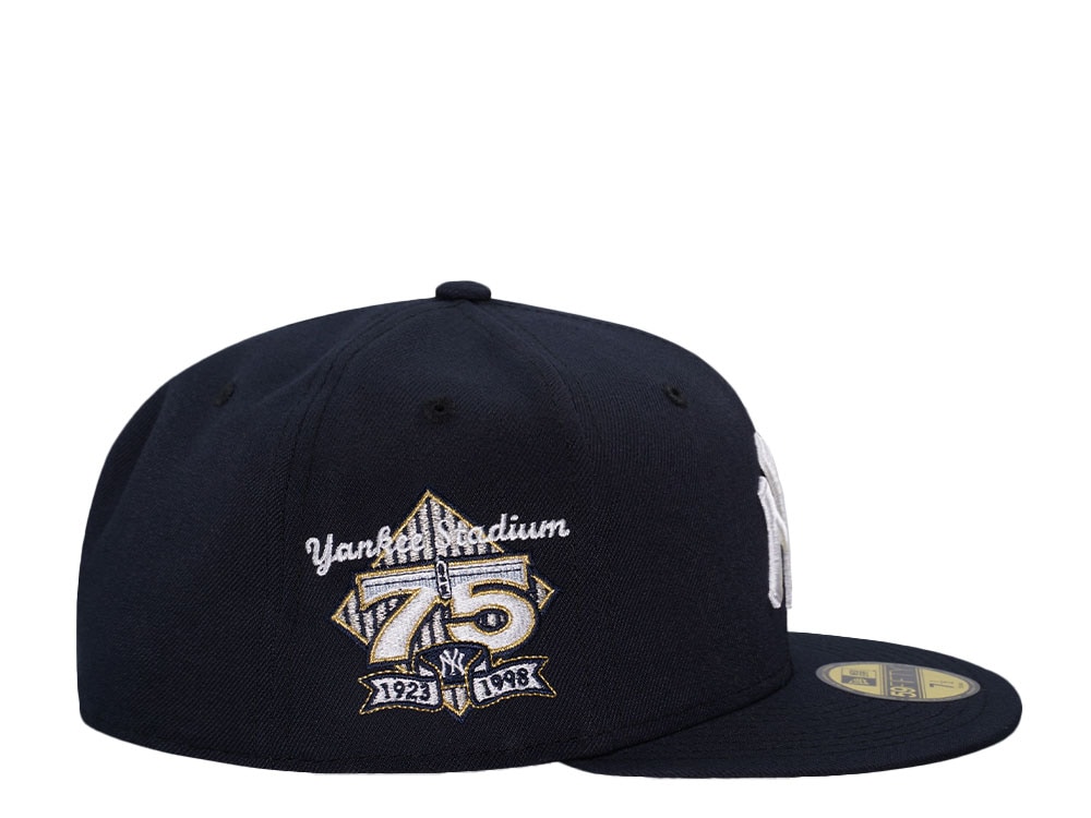 New Era New York Yankees 75 Years Yankee Stadium Navy Edition 59Fifty Fitted Gorra