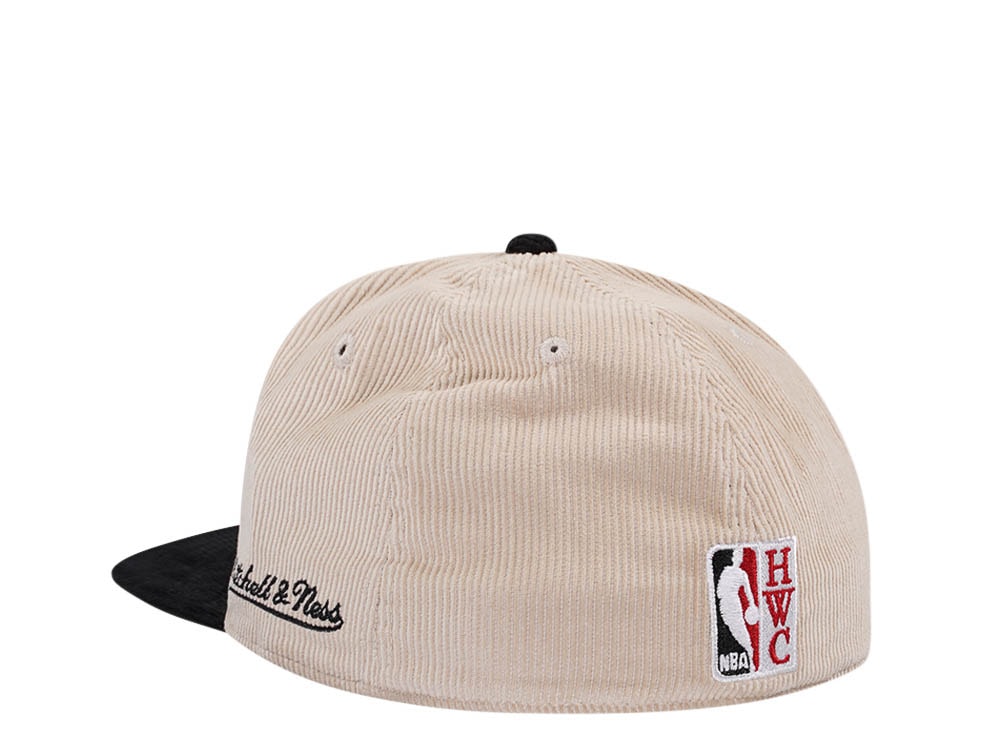 Mitchell & Ness Philadelphia 76ers All Star 2002 Two Tone Hardwood Classic Cord Edition Dynasty Fitted Gorra