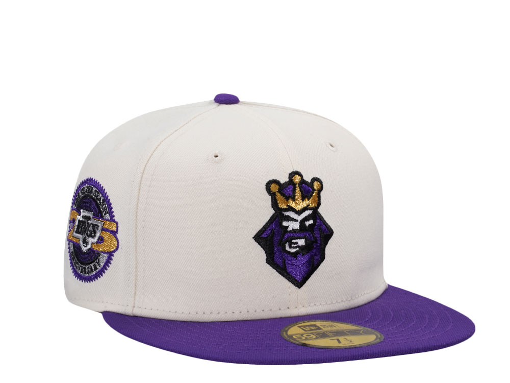 New Era Los Angeles Kings 25th Anniversary Chrome Two Tone Throwback Edition 59Fifty Fitted Gorra