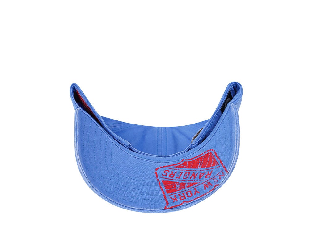 American Needle New York Rangers Blue Curved New Raglan Strapback Gorra