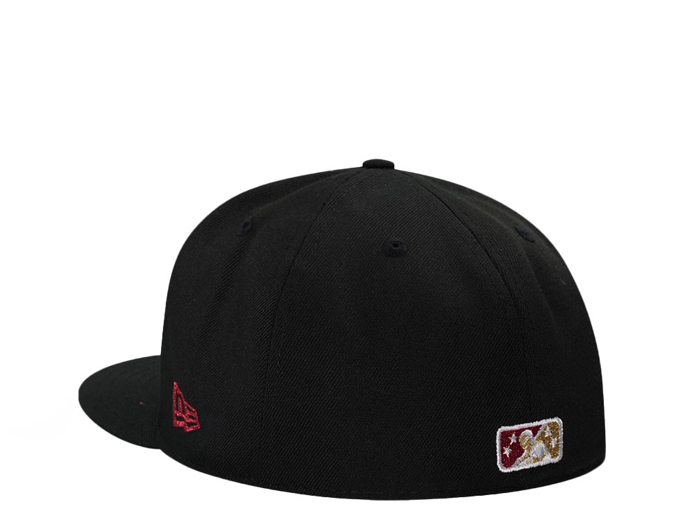 New Era Salt Lake Stingers Black Throwback Edition 59Fifty Fitted Gorra