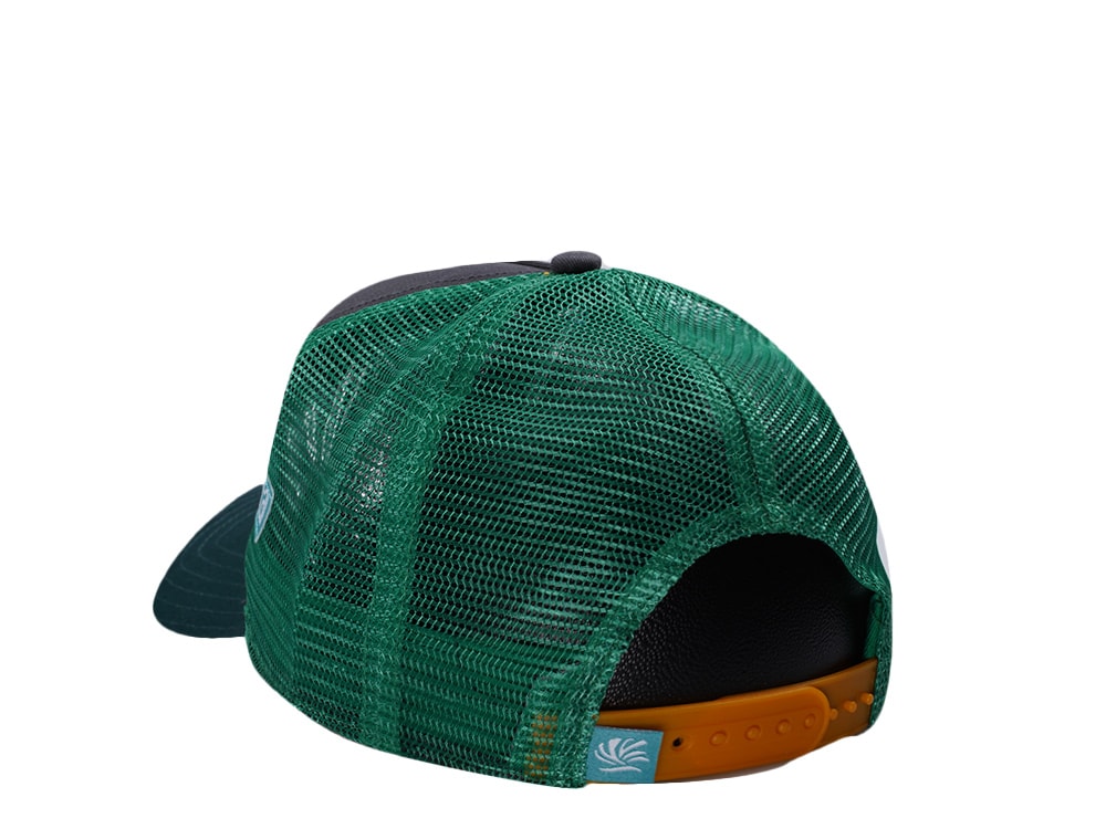 Djinns HFT Go Left Charcoal Coastal Edition Trucker Snapback Gorra