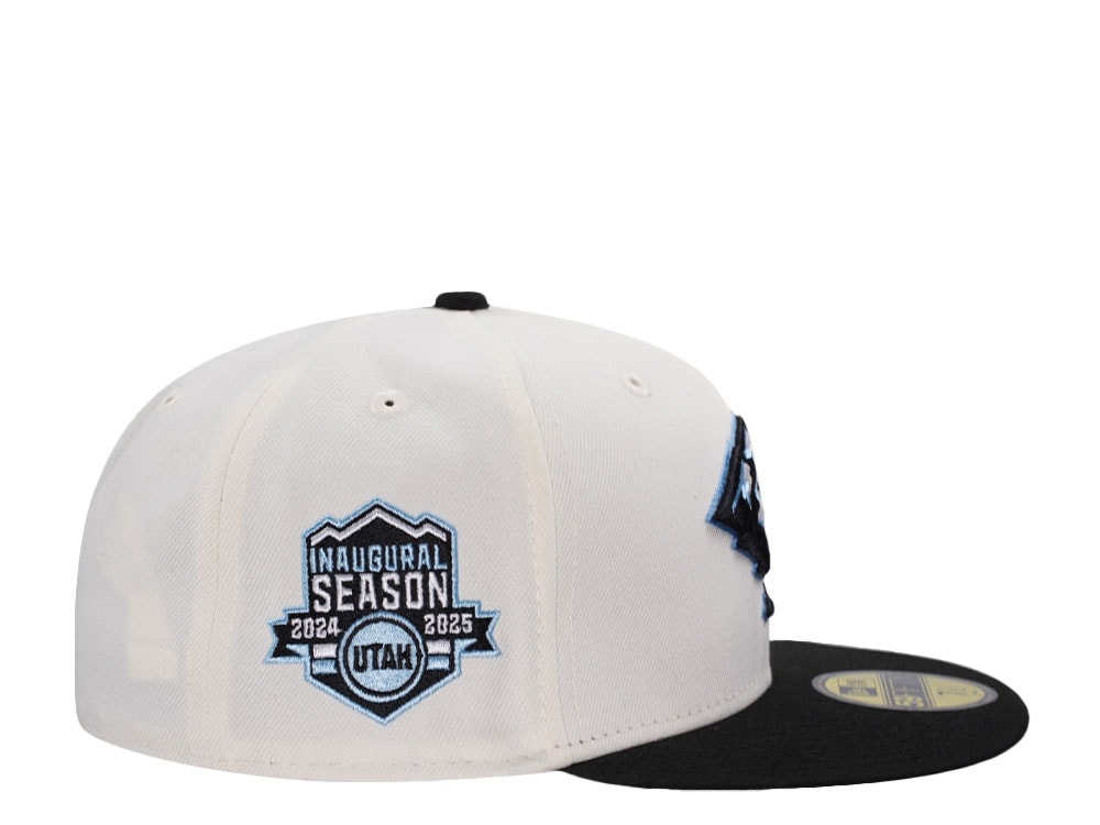 New Era Utah Mammoth Inaugural Season 2024 Chrome Two Tone Edition 59Fifty Fitted Gorra