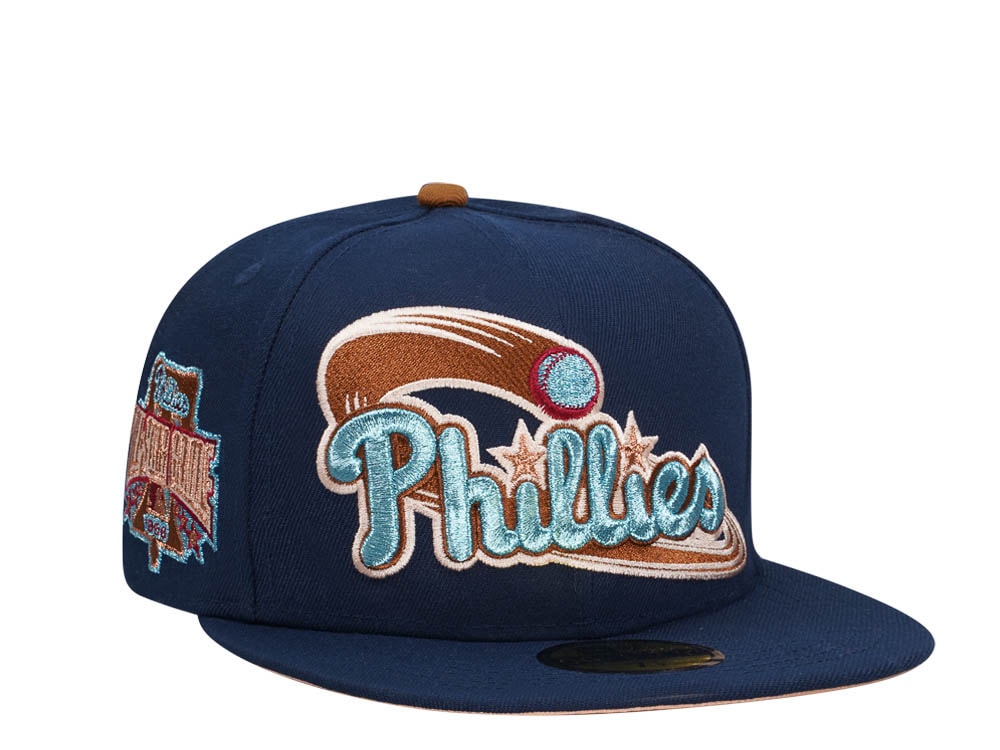 New Era Philadelphia Phillies All Star Game 1998 Ocean Peach Metallic Elite Edition 59Fifty Fitted Gorra