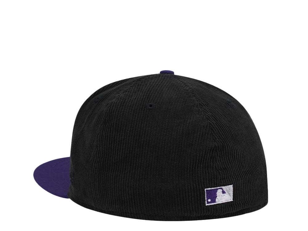 New Era Colorado Rockies 10th Anniversary Throwback Two Tone Corduroy Edition 59Fifty Fitted Gorra