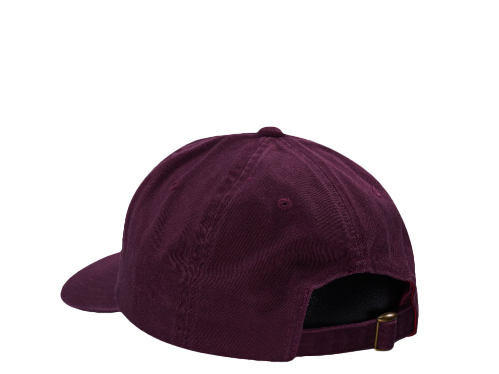 Brixton Logo Red Strapback Gorra