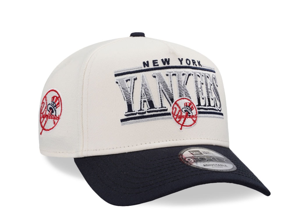 New Era New York Yankees Classic Chrome Two Tone Edition 9Forty A Frame Snapback Gorra