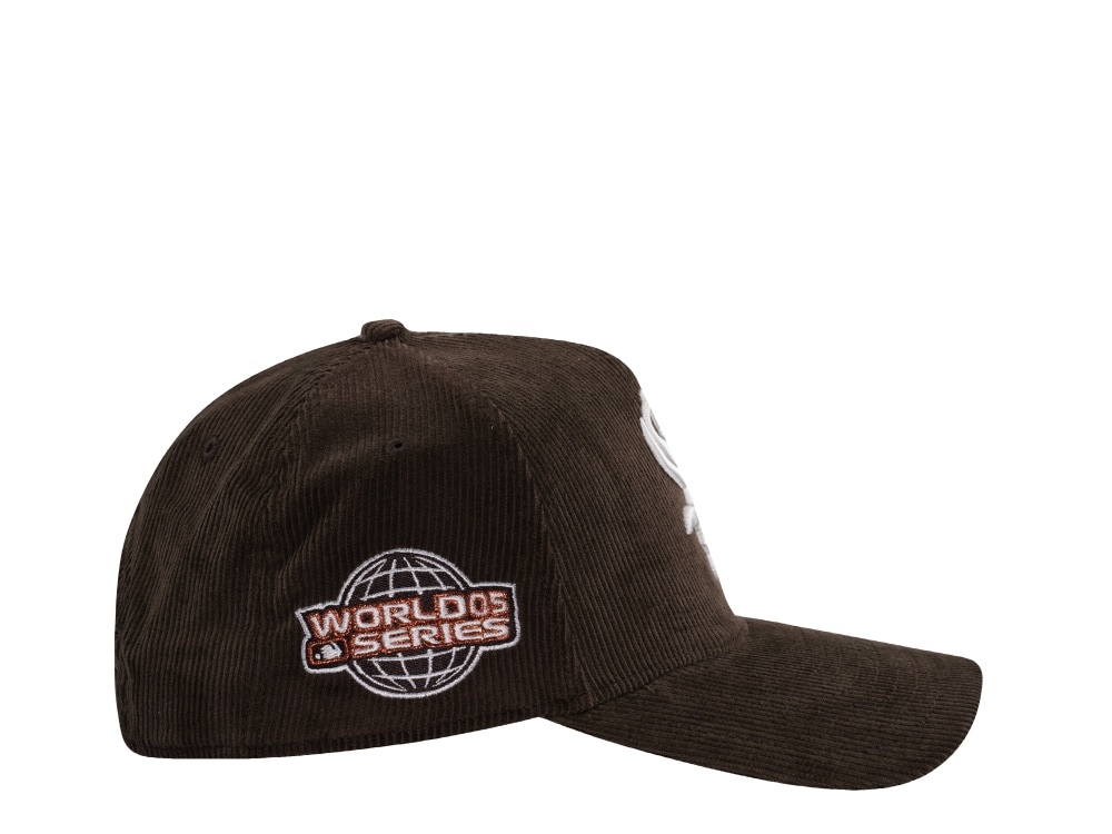 New Era Chicago White Sox World Series 2005 Walnut Corduroy Prime Edition 9Forty A Frame Snapback Gorra