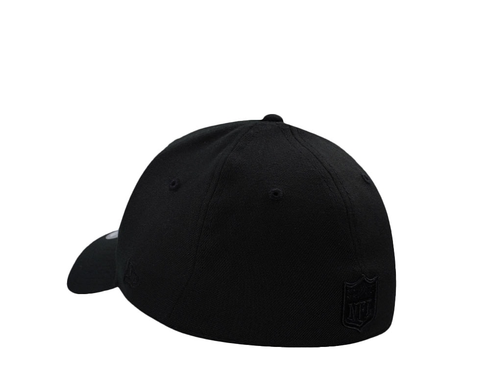 New Era Las Vegas Raiders Black on Black Edition 39Thirty Stretch Fit Gorra