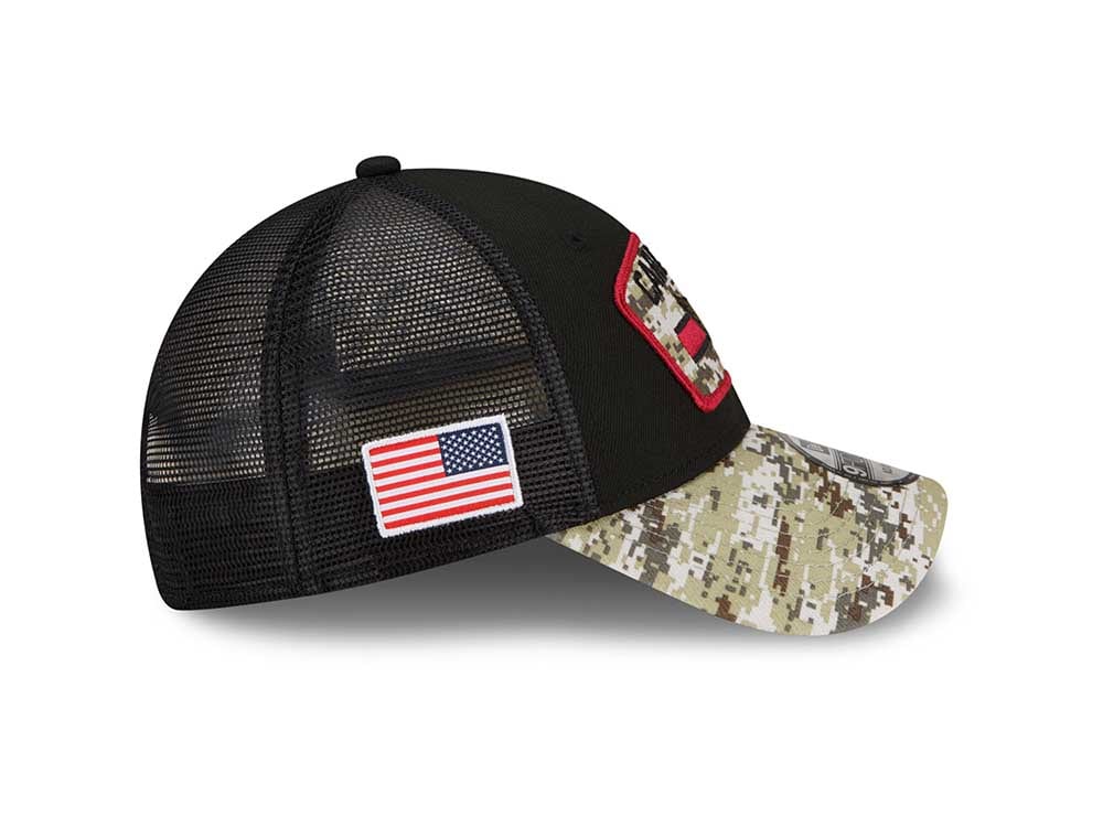 New Era Arizona Cardinals Salute to Service 21 9Forty Trucker Snapback Gorra
