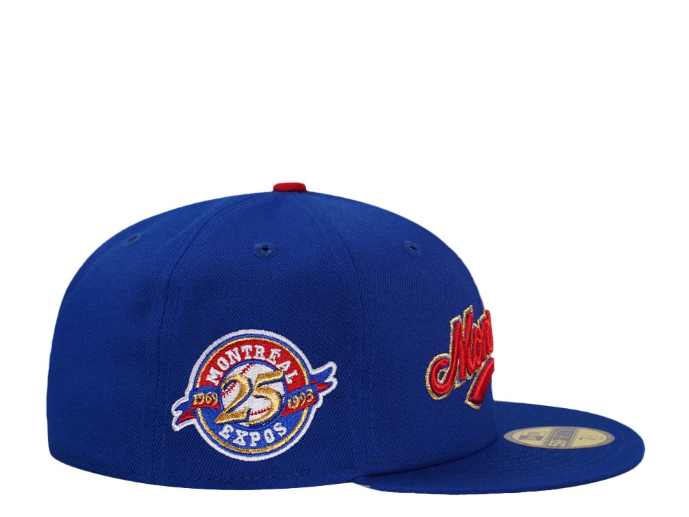 New Era Montreal Expos 25th Anniversary Blue Prime Edition 59Fifty Fitted Gorra