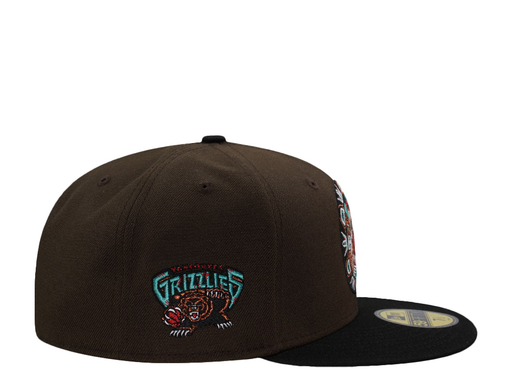 New Era Vancouver Grizzlies Alternate Logo Brown Tow Tone Edition 59Fifty Fitted Gorra
